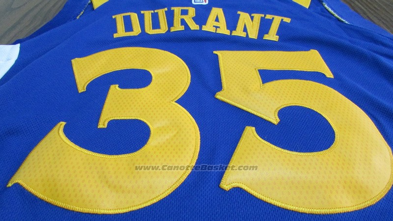 Maglia Bambino Golden State Warriors Kevin Durant #35 2017-18 Blu